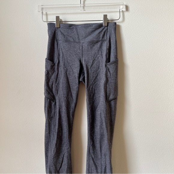 Lululemon Speed Up Tight *28" Size 4 Heathered Black - Picture 8 of 9